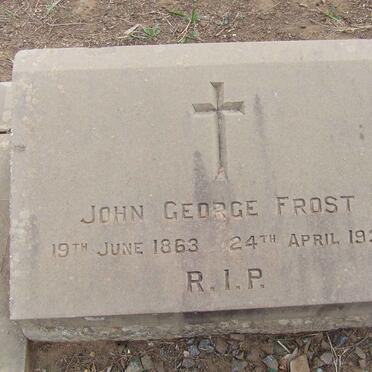 FROST John George 1863-1937 &amp; Alice Charlotte 1867-1943