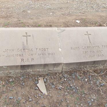 FROST John George 1863-1937 &amp; Alice Charlotte 1867-1943
