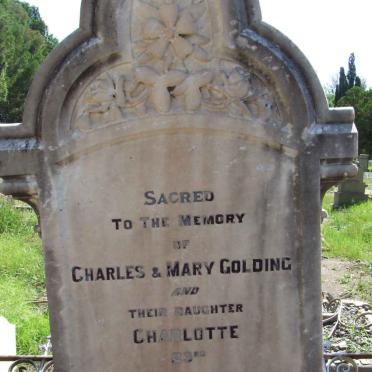 GOLDING Charles &amp; Mary :: GOLDING Charlotte