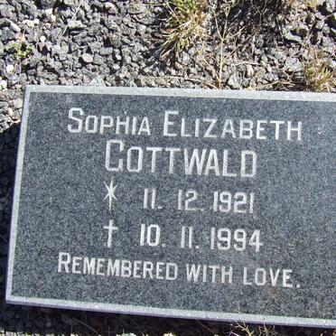 GOTTWALD Sophia Elizabeth 1921-1994
