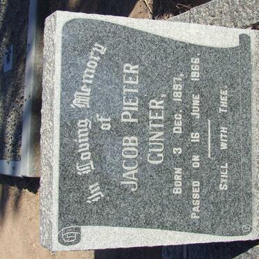 GUNTER Jacob Pieter 1897-1966