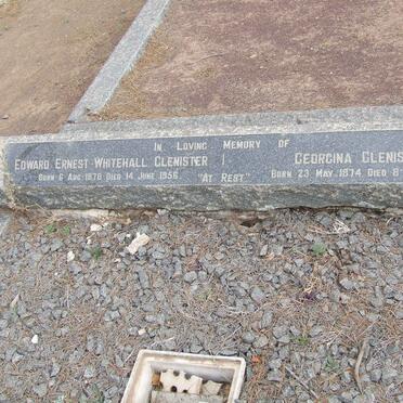 GLENISTER Edward Ernest Whitehall 1870-1956 &amp; Georgina 1874-1937