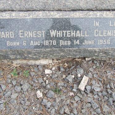 GLENISTER Edward Ernest Whitehall 1870-1956