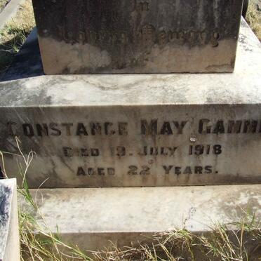 GANNIE Constance May -1918