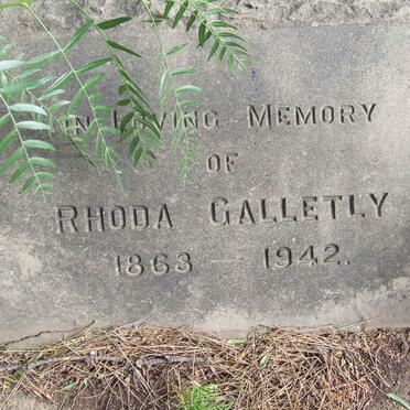 GALLETLY Rhoda 1863-1942