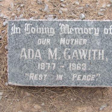 GAWITH Joseph 1878-1952 &amp; Ada M. 1877-1963
