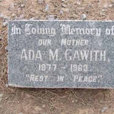 GAWITH Joseph 1878-1952 &amp; Ada M. 1877-1963