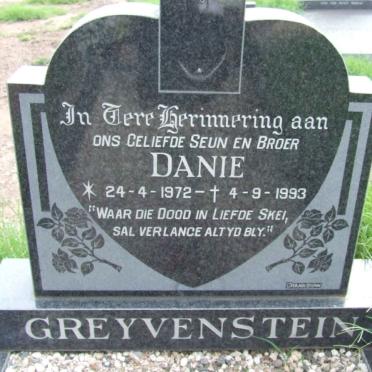 GREYVENSTEIN Danie 1972-1993
