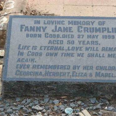 GRUMPLIN Fanny Jane nee COBB -1899