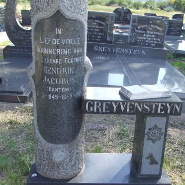 GREYVENSTEYN Hendrik Jacobus 1945-1971