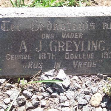 GREYLING A.J. 1871-1935