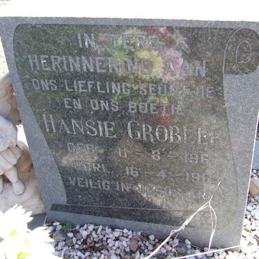 GROBLER Hansie 1961-1965