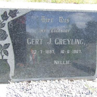 GREYLING Gert J. 1897-1967