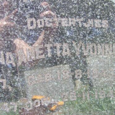 GRUNEWALD Anetta Yvonne 1949-1949