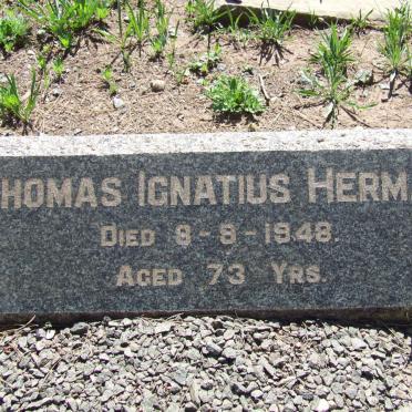 HERMAN Thomas Ignatius -1948