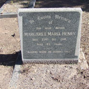 HENRY Margaret Maria -1949
