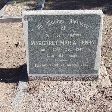 HENRY Margaret Maria -1949