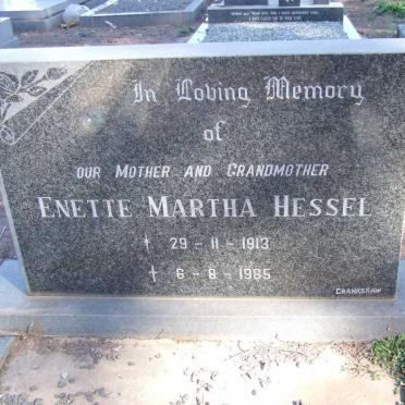 HESSEL Enette Martha 1913-1985