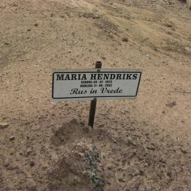 HENDRIKS Maria 1923-2002