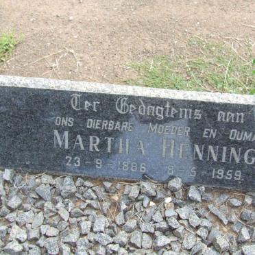 HENNING Martha 1886-1959