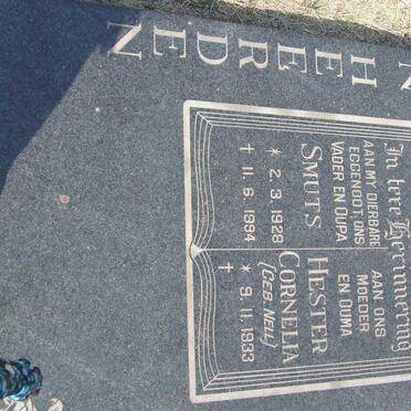 HEERDEN Smuts, van 1928-1994 &amp; Hester Cornelia NELL 1933-