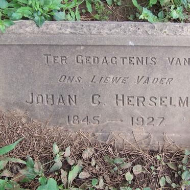 HERSELMAN Johan C. 1845-1927
