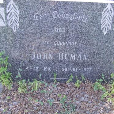 HUMAN John 1910-1973