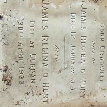 HURT James Reginald -1933 &amp; Amy Usher GRADWELL -1919