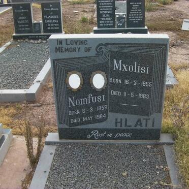 HLATI Mxolisi 1955-1983 &amp; Nomfusi 1959-1984