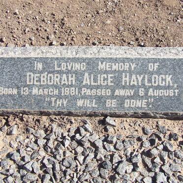 HAYLOCK Deborah Alice 1881-1959