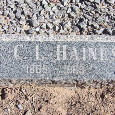 HAINES F.C.L. 1885-1969