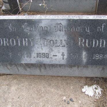 RUDDOCK Dorothy 1898-1984