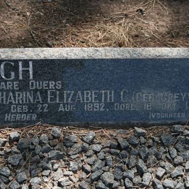 HATTINGH Catharina Elizabeth formerly MEIRING nee GREYVENSTEIN 1892-1960