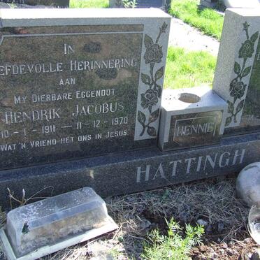 HATTINGH Hendrik Jacobus 1911-1970 &amp; Maria Susanna GREYLING 1918-1980