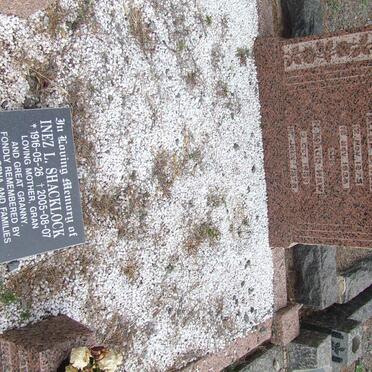 HAW Allan B. 1875-1938 &amp; H. Maud 1898-1975 :: SHACKLOCK Inez L. 1916-2005