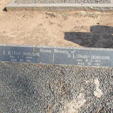 HODGSON E.H. -1964 &amp; D.L. -1971