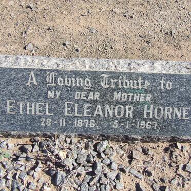 HORNE Ethel Eleanor 1876-1967