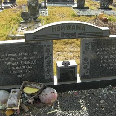 HOKWANA Themba Charles 1939-1987 :: HOKWANA Sipho Gabriel 1946-1987