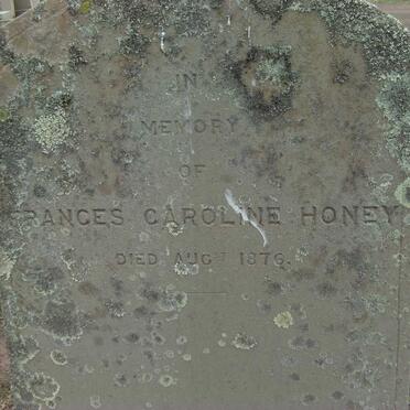 HONEY Frances Caroline -1876