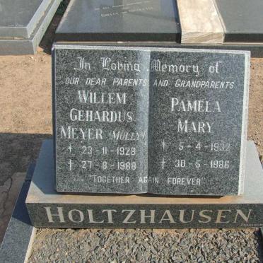 HOLTZHAUSEN Willem Gerhardus Meyer 1928-1988 &amp; Pamela Mary 1932-1986