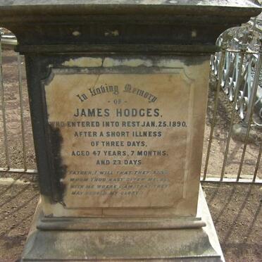 HODGES James -1890 &amp; Emma -19?9