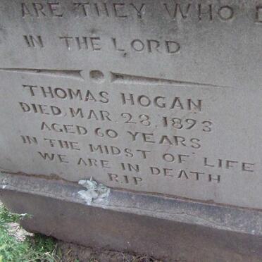 HOGAN Thomas -1893 &amp; Rosanna -1892 :: HOGAN Elidea Rebecca -1878