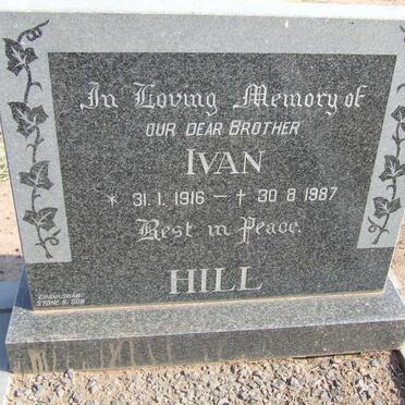 HILL Ivan 1916-1987