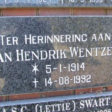 WENTZEL Jan Hendrik 1914-1992