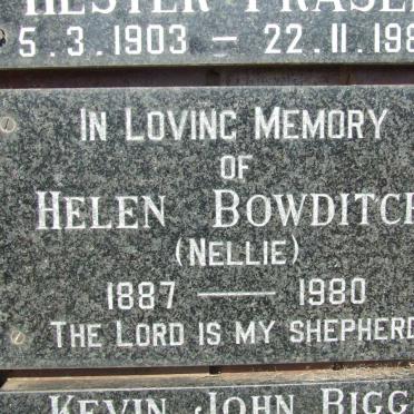 BOWDITCH Helen 1887-1980