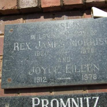AINSLIE Rex James Morrison 1920-1978 &amp; Joyce Eileen 1912-1978