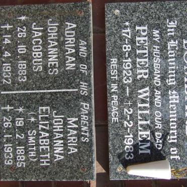 LOMBARD Adriaan Johannes Jacobus 1883-1932 &amp; Maria Johanna Elizabeth SMITH 1885-1939 :: LOMBARD Peter Willem 1923-1983