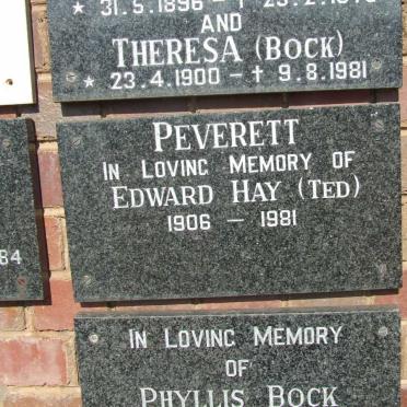 PEVERETT Edward Hay 1906-1981