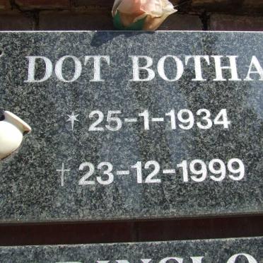 BOTHA Dot 1934-1999
