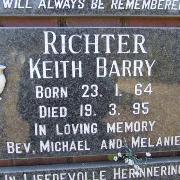 RICHTER Keith Barry 1964-1995